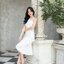 Ashley One - Shoulder Dress – สีขาว