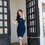 Melany Off-Shoulder Dress - สีกรม**มีแต่XL**