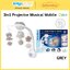 Infantino โปรเจคเตอร์พร้อมโมบายเสียงดนตรี 3 IN 1 PROJECTOR MUSICAL MOBILE Grey