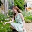 Bow me softly dress : สีเขียว