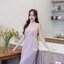 Milly Back Bow Dress : สีชมพู