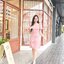 Amber 2in1 Dress : สีชมพู [Made by Pastel Time]