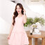 Jannie Dress : สีโอรส [Made by Pastel Time]