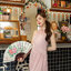 Mei Mei Maxi Dress : สีชมพู [Made by Pastel Time]