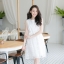 Diva Dazzling Dress – White สีขาว