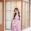 Aubrey Midi Dress : สีชมพูกลีบบัว [Made by Pastel Time]