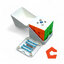 รูบิค GAN14 Maglev Pro UV 3x3 rubik cube | by CANDYspeed