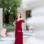 Stella Maxi Dress : สีแดงเลือดหมู