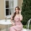 Stella Maxi Dress : สีชมพู