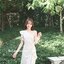 Ashley One - Shoulder Dress – สีครีม [Made by Pastel Time]