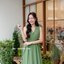 Aubrey Midi Dress : สีเขียว [Made by Pastel Time]