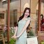Maggie Double Bow Dress : สีเขียวมัทฉะ [Made by Pastel Time]