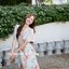 Sassy Painting Midi Dress : Earth Tone ลายสีเอิร์ธโทน