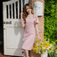 Bellette Bow Shoulder Dress : สีชมพู