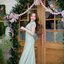 Petal Sway Maxi Dress : สีเขียวมัทฉะ