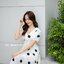 Two-Way Polka Dot Midi Dress เดรสยาวลายจุดใส่ได้2แบบ