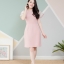 Lualen Ruffle Sleeve : สีชมพู