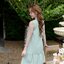 Bow me softly dress : สีเขียว