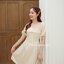 Destiny Puff Dress : สีครีม [Made by Pastel Time]