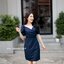 Berenice Dress : สีกรม