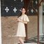 Sassy Flare Dress : สีครีม