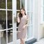 Demi Dress – สีโอวัลติน **มีแต่ 2XL**