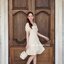 Destiny Puff Dress : สีครีม [Made by Pastel Time]