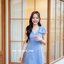 Erin Dress : สีฟ้าคราม [Made by Pastel Time]