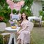 Charming Off-Shoulder Midi Dress : สีชมพู [Made by Pastel Time]
