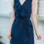 Riana Pastel Dress – สีกรม