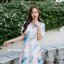 Sassy Painting Midi Dress : Sweet Pastel ลายสีพาสเทล