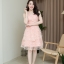 Jamille Lace Dress – สีโอรส **มีแต่S**