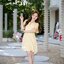 Sassy Flare Dress : สีเหลือง