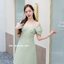 Amber 2in1 Dress : สีเขียวมัทฉะ [Made by Pastel Time]