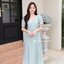 Momiji Midi Dress : สีเขียวมิ้นท์ [Made by Pastel Time]