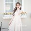 Aubrey Midi Dress : สีครีม
