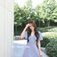 Sassy Flare Dress : สีฟ้าคราม