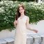 Criss Cross Dress : สีครีม [Made by Pastel Time]
