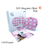 รูบิคนาฬิกา QiYi Magnetic Clock Blue , Purple, Pink | by CANDYspeed