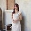 Sugary Lace Dress : Off-White ออฟไวท์ [Made by Pastel Time]