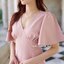Sassy Flare Dress : สีชมพู