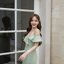 Stella Maxi Dress : สีเขียวมัทฉะ