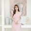 Rika Ruffle Dress : สีชมพู