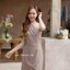 Myra one shoulder dress – สีโอวัลติน [Made by Pastel Time]