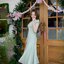 Petal Sway Maxi Dress : สีเขียวมัทฉะ