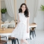 Diva Dazzling Dress – White สีขาว