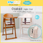 idawin High chair เก้าอี้ทานข้าวเด็ก รุ่น Osaka - White Wash