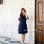 Avery Off-shoulder Dress - สีกรม [Made by Pastel Time]