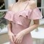 Stella Maxi Dress : สีชมพู