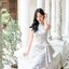 Micha Layered Silk Satin Dress – Silver : เดรสสั้นสีเงิน